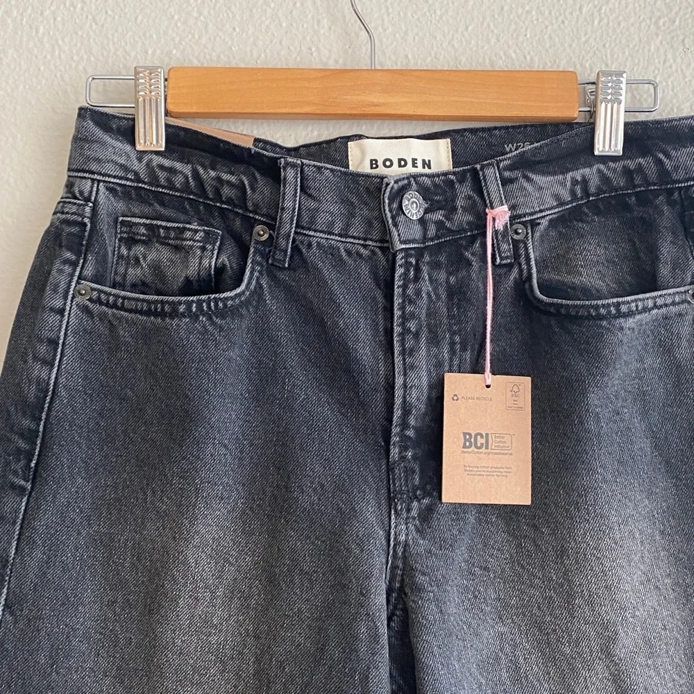 Boden Black Straight Leg Women's Pants - Picture 4 of 9
